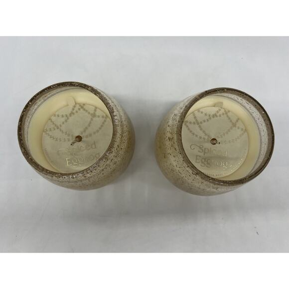 Anthropologie Icicles Candle Spiced Eggnog (Gourmand Spice) Set of 2 - Picture 3 of 5